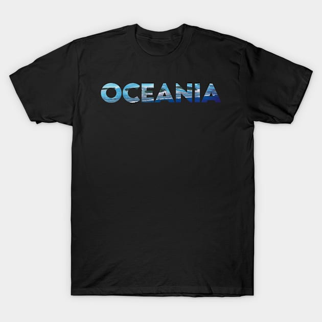 Oceania romantic honeymoon trip gift. Perfect present for mother dad friend him or her T-Shirt by SerenityByAlex